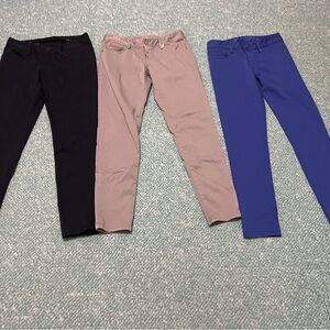 EUC lot of 3 -Lilly Pulitzer worth skinny pants size 4